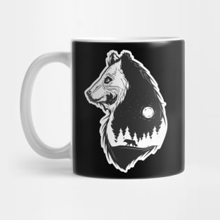 bear wolf Mug